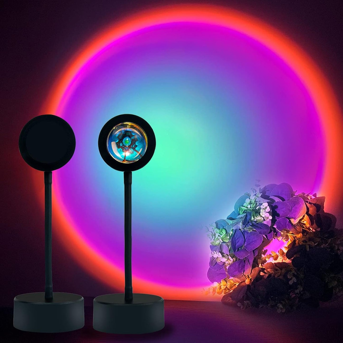 LÁMPARA PROYECTORA DE ATARDECERES CON 16 COLORES