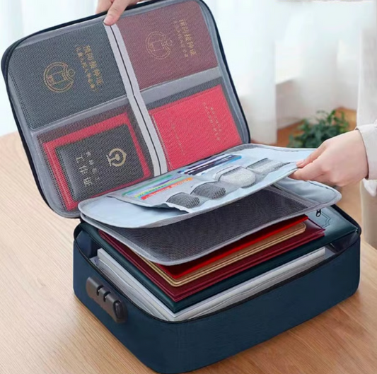 Bolsa multifuncional para guardar identificaciones