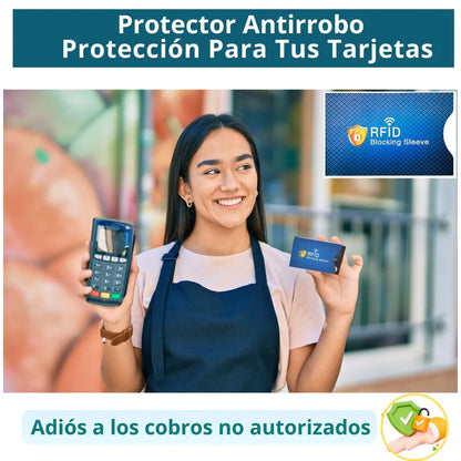 Fundas Antirrobo RFID Seguridad para tus Tarjetas Débito y Crédito