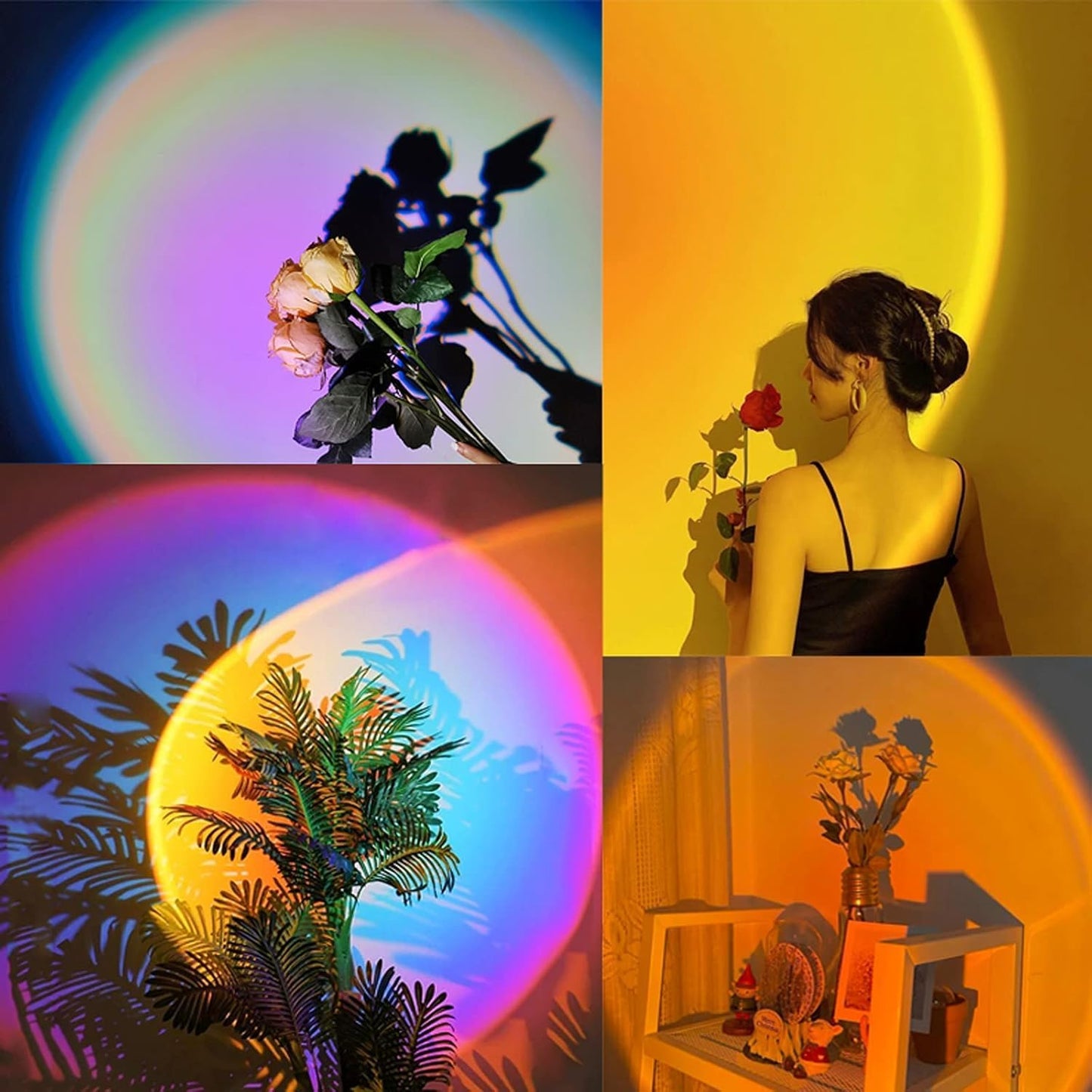 LÁMPARA PROYECTORA DE ATARDECERES CON 16 COLORES