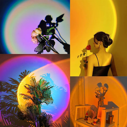 LÁMPARA PROYECTORA DE ATARDECERES CON 16 COLORES